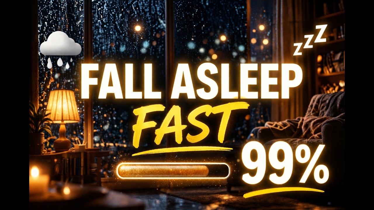 Rainy Night Ambience 🌧️ Deep Sleep & Focus | Calm Lofi Relaxation (1 ...