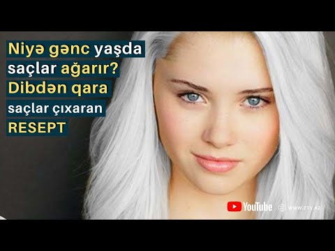 Video: Sarışın saçlar niyə yaşla qaralır?