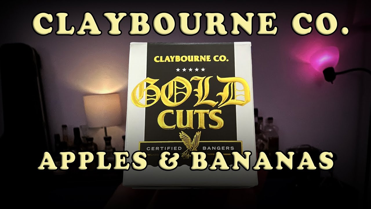 Claybourne Co. Gold Cuts- Apples and Bananas