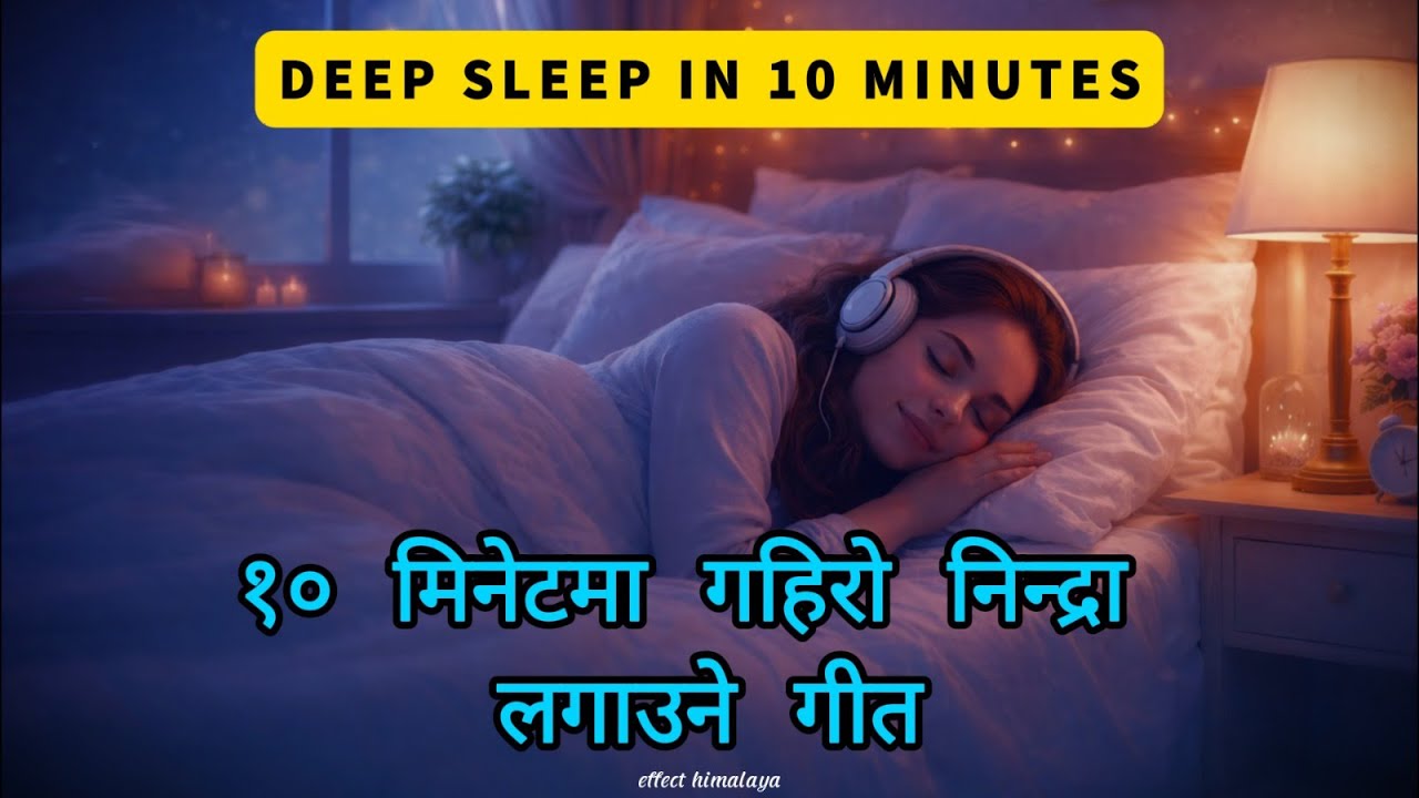 १० मिनेटमा गहिरो निन्द्रा लगाउने गीत 😴 | Deep Sleep in 10 Minutes | Calm Nepali Music
