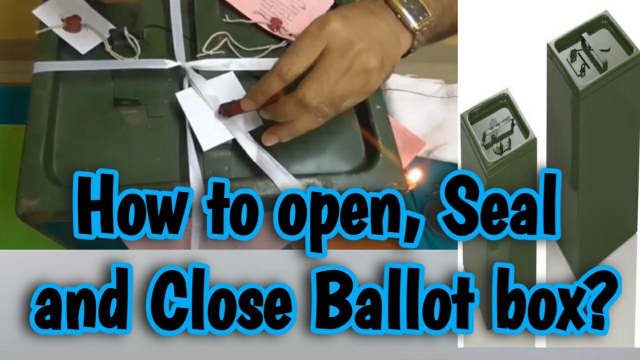 Ballot box Opening, sealing and Closing in GP Election 2020 याबद्दल