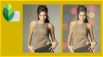 Snapseed - Bokeh Effect Tutorial | Bokeh Background | Bokeh Editing