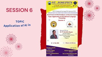 Department of CSE - ATAL FDP Day 3