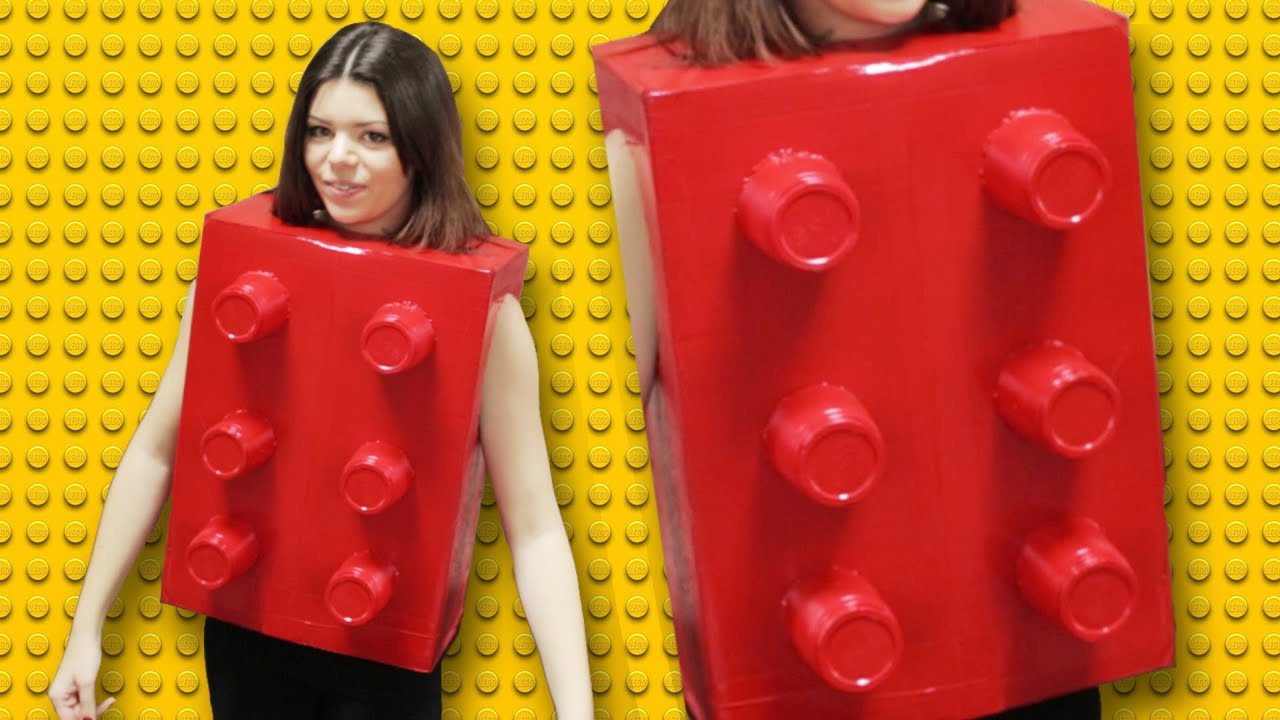 DIY LEGO COSTUME LAST MINUTE - YouTube