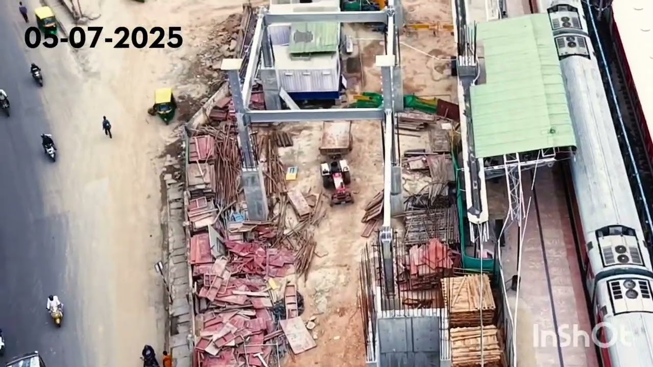 YESWANTPUR STATION CONSTRUCTION VIDEO