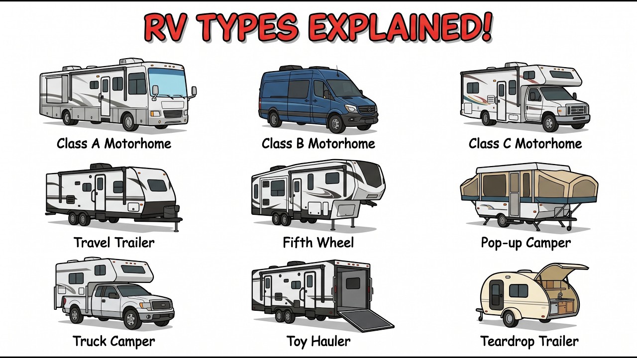 Every RV Type Explained in 6 minutes - YouTube