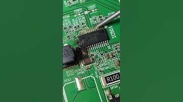 IC Burned the PCB! 💥🔥 Permanent Damage Shocker! #shortsfeed #shortvideo #repair