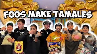 FOOS MAKE TAMALES FROM SCRATCH !!