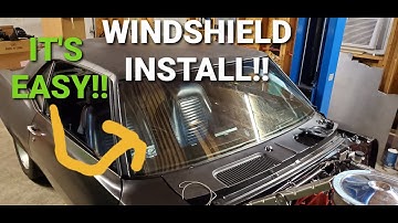 1969 CAMARO WINDSHIELD INSTALL