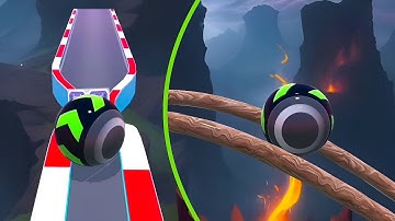 Sky Rolling Ball 3d Gameplay SpeedRun Level 259