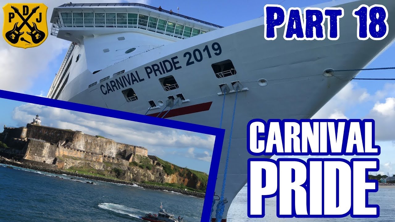 Carnival Pride Cruise Vlog 2019 - Part 18: San Juan Sailaway, Dinner, Serenity Disco - ParoDeeJay