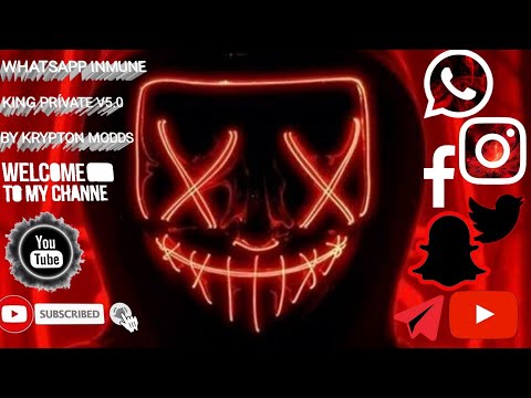 *WHATSAPP INMUNE ACTUALIZADO 2023* MODS SECUNDARIOS | KING PRÍVATE V5.0 BY KRYPTON MODDS 🥳🎉🎈