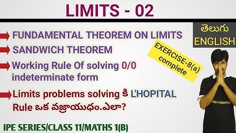 LIMITS 02 / SANDWICH 🥪 THEOREM/L