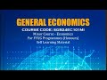 General Economics / Block-01 / Unit-04 Production Function #sgou #degree #trend #views  #education 