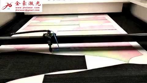 Laser Cutting Machine for Printing Fabric and Textile with Vision System