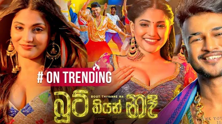 Boot Thiyan Na (බුට් තියන් නැ) – Hashini Chandanayake (Official Music Video) | Man Ahinsakai