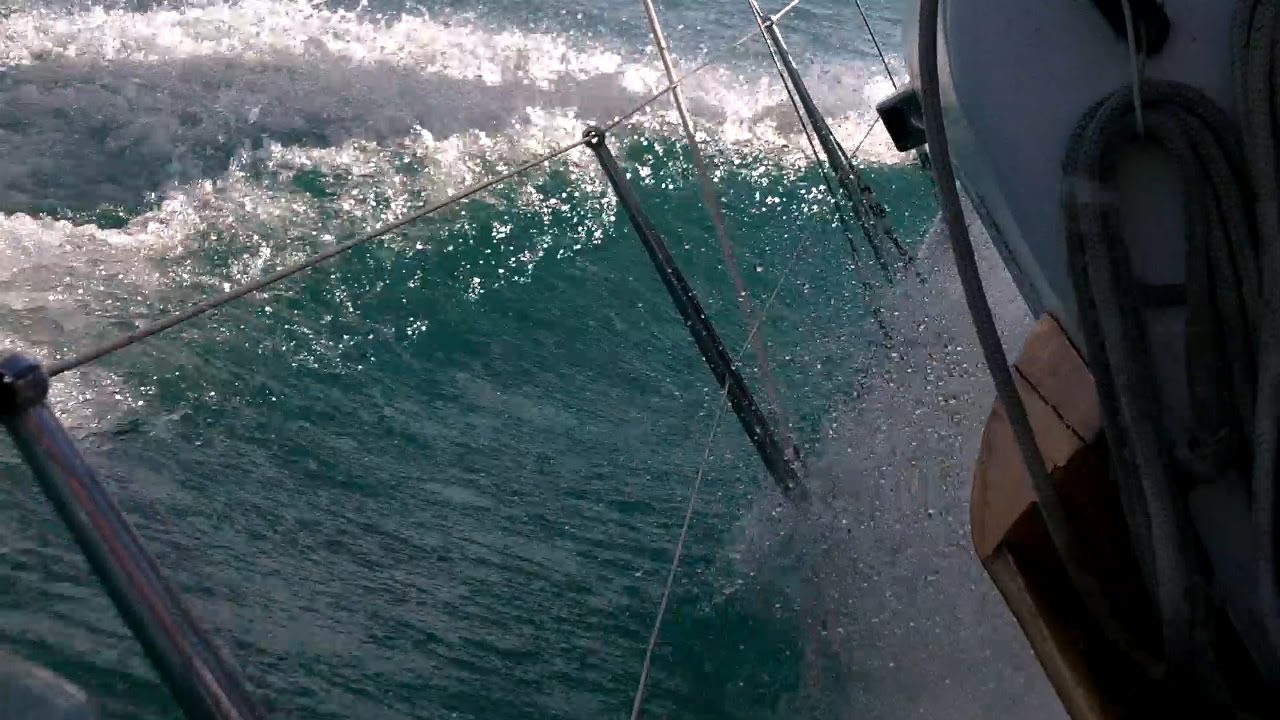 Sailing "Thanks Dad" Nice start with 810 knot winds and big finish