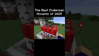 Enderman Moments Of 2025 #minecraft #shorts #trending #moments #tricks