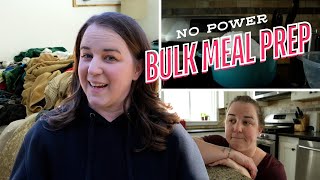 No Power Bulk Meal Prep - How to cook for a large family with no power | April 2024
