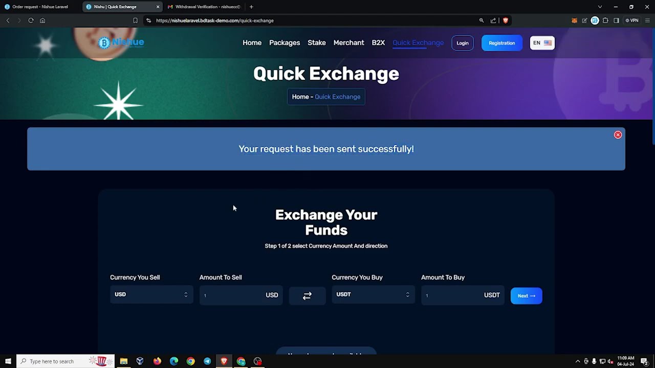 Nishue - Quick Exchange Setup | Cryptocurrency Investment Software