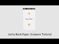 Unity RockPaperScissors Tutorial #4 Gameplay