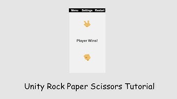 Unity RockPaperScissors Tutorial #4 Gameplay