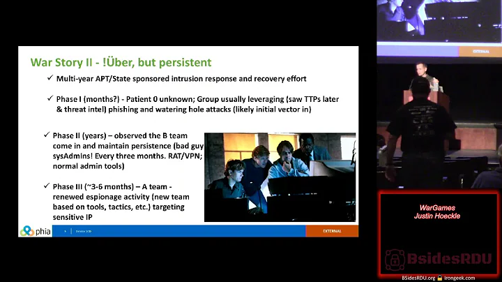 BsidesRDU 2018 11 - WarGames - Justin Hoeckle