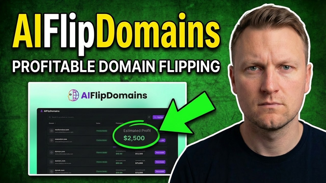 AIFlipDomains Review - Profitable Domain Flipping Using AI
