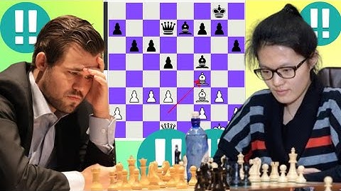 Wonderful chess game 7, Magnus Carlsen vs Hou Yifan 