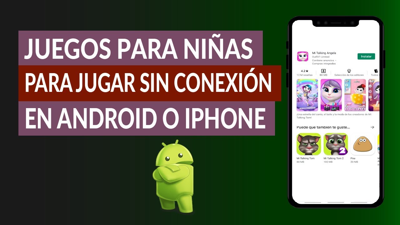 Los Mejores Juegos para Niñas para sin a Internet en o iPhone -