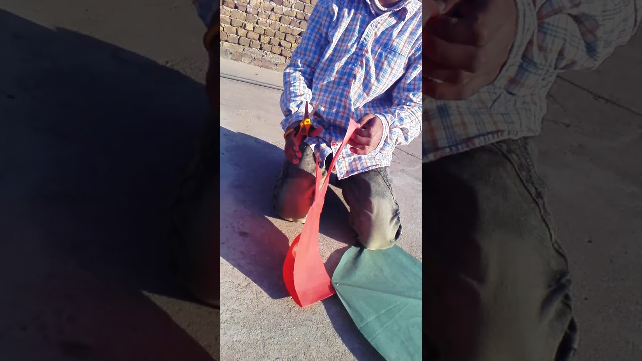 Kite Banane Ka easy tarika step by step.. YouTube