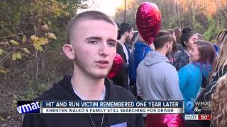 Hit and run victim remembered one year later; family still searching for driver