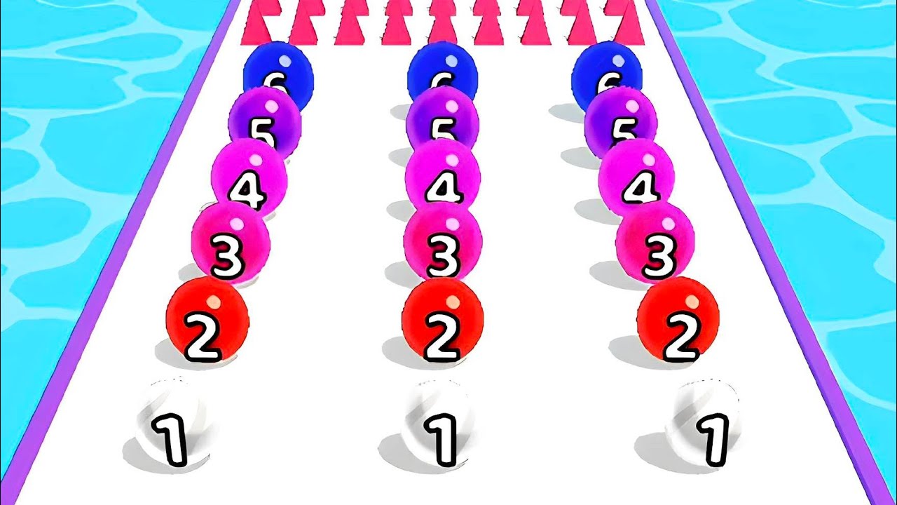 Marble Run 🏀 3D Game Color Ball Race Gameplay Android IOS Level 7971