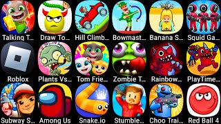 Subway Surf,Banana Survival Master,Red Ball 4,Stumble Guys,Draw To Smash,Bowmasters,Hill Climb,Snake screenshot 4