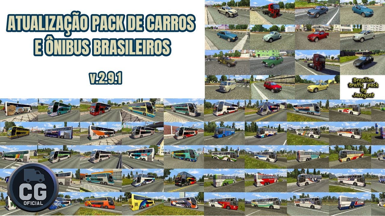 Download) Pack de Carros AI Brasileiros – Edit by LM - OMSI - Simulador de  Ônibus