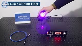 405Nm 250Mw Blue-Violet Laser Diode Fiber Coupled Laser