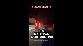 Major multi-vehicle crash on I-83