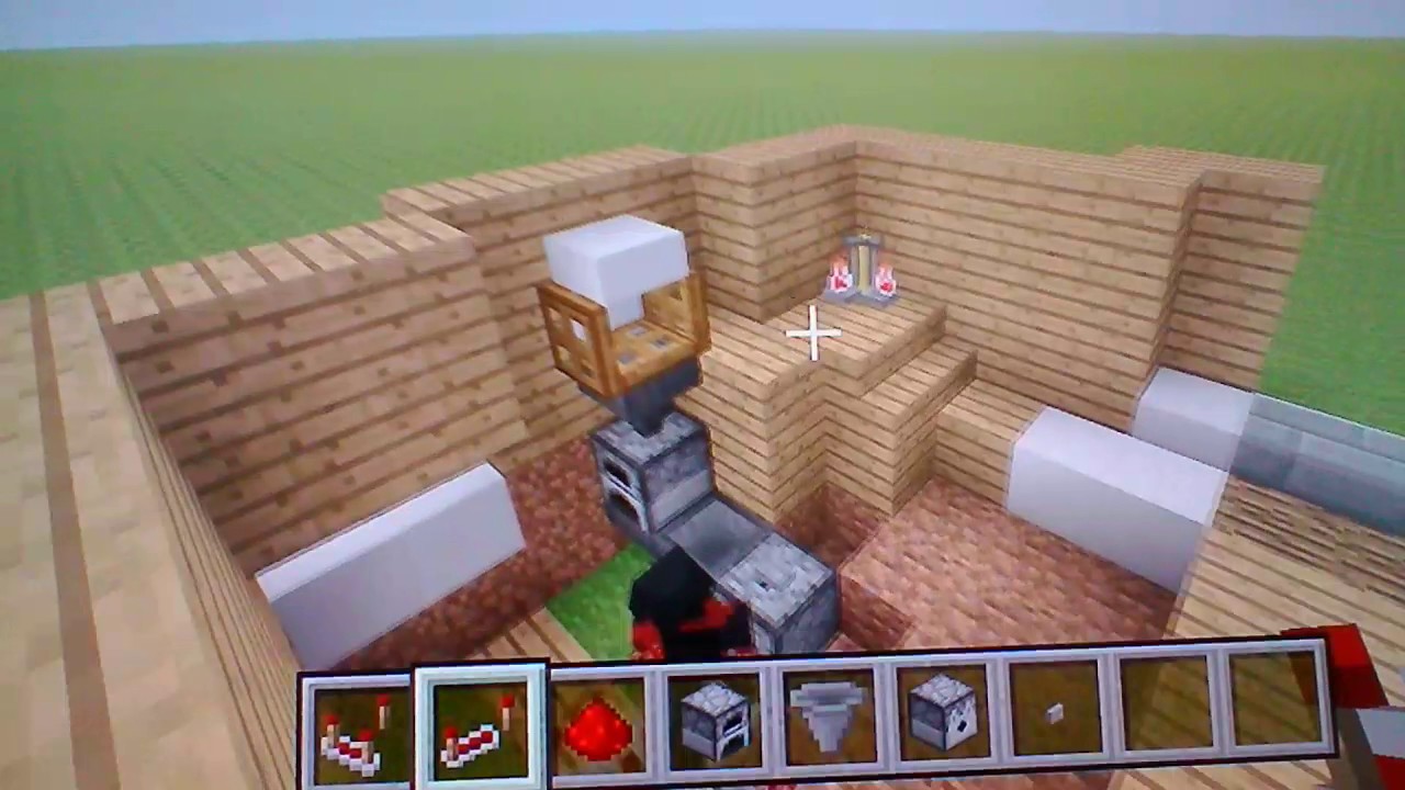 Tuto comment faire un micro-onde fonctionnel dans mincraft - YouTube