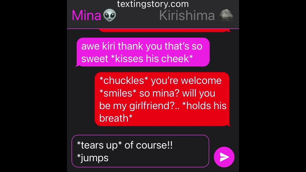 Mina x Kirishima ||Episode 6|| texting story