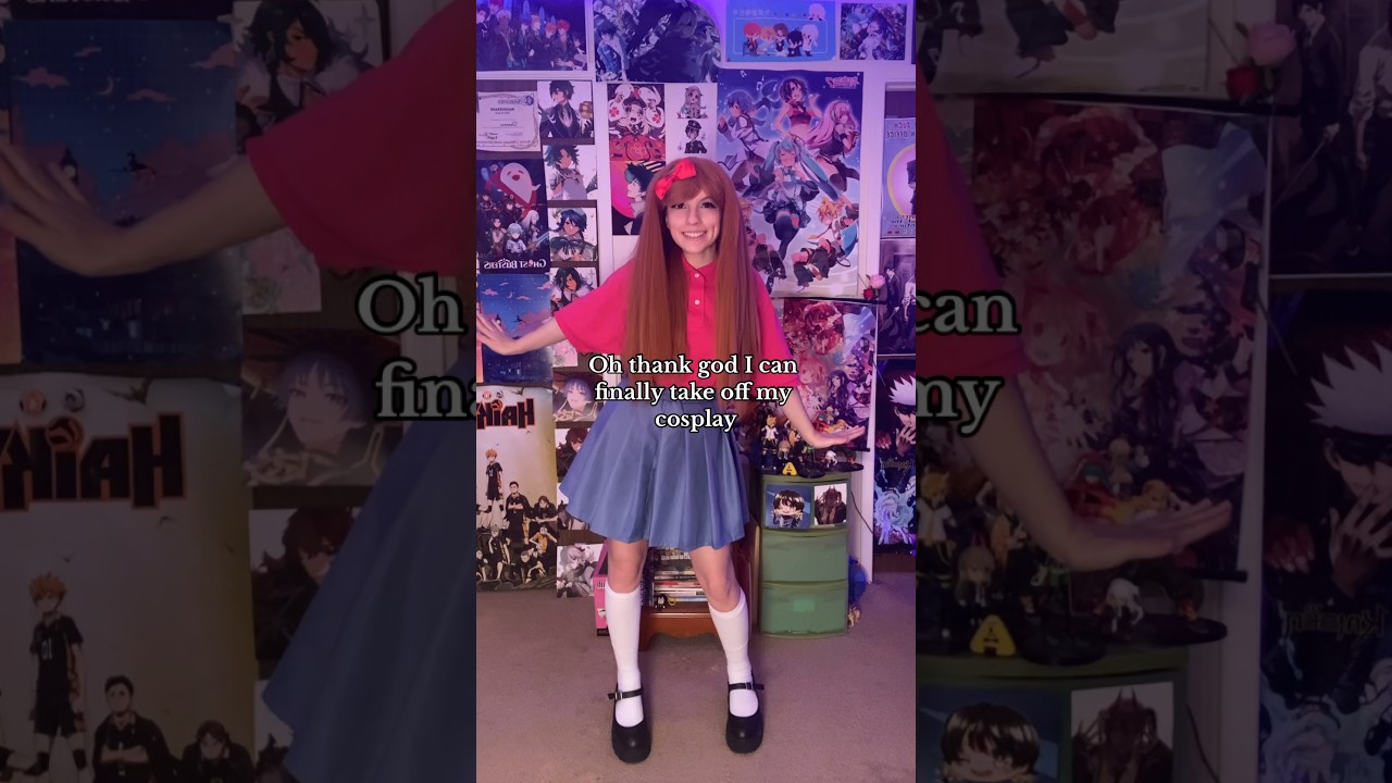 I choose the wig bc it makes her slightly more canon hehe #fnafcosplay #elizabethaftoncosplay #fnaf