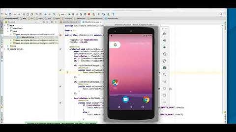 ANDROID PROGRAMMING - INPUT CONTROL