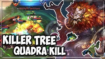 🌳Monster Tree Kills Everything | Heroes Evolved - Arborus Build | Ranked Gameplay | Heartwood Skin