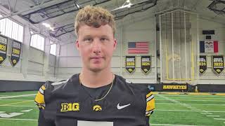 Jimmy Sullivan Iowa Football Media Day 2026
