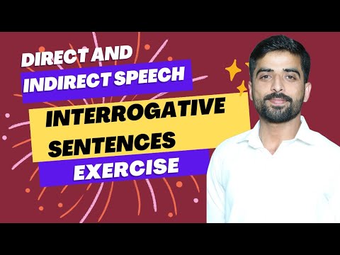 Direct and Indirect Speech of Interrogative sentence Class 10 English ...