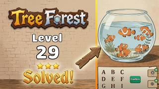 Tree Forest: Detective Words - Level 29 Walkthrough 🧩 | Full Solution & Gameplay! 🌲✨