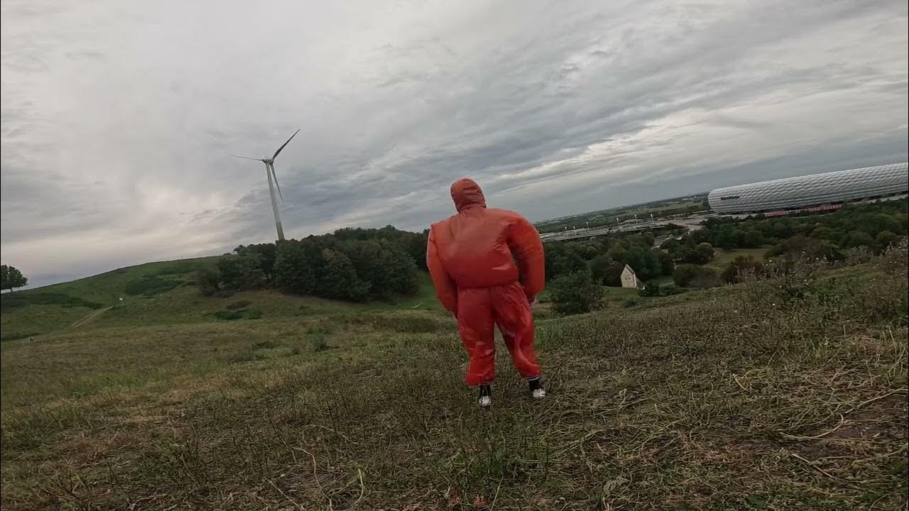 Nylon Tracksuit Ultralightweight in windy storm 6 YouTube