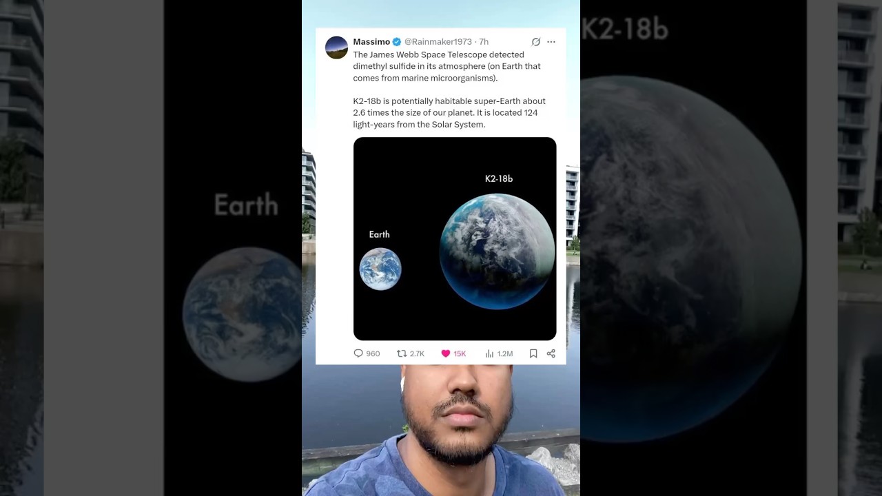 The James Web telescope detected dimethyl sulfide in its atmosphere