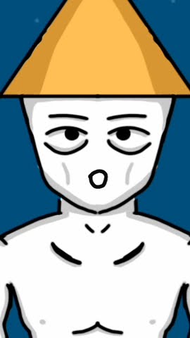 wibu bawang saat liat meteor #animation #youtubeshorts