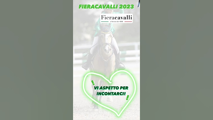 VI ASPETTO A FIERACAVALLI💚