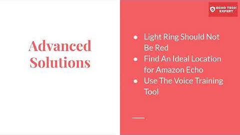 How to FIX Amazon Echo When It Stopped Responding to Voice